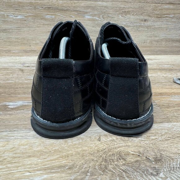 Gatsby Black Leather Derby Orthopedic Lace Up Shoe Men's Size EU 50 - Picture 3 of 6